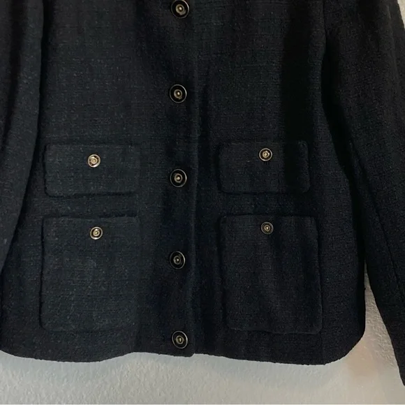 J.Crew Lady Jacket Maritime Tweed Wool Blend Classic Blazer 16 - Picture 7 of 16